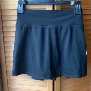 Vuori Halo Performance Black Heather Skirt XS